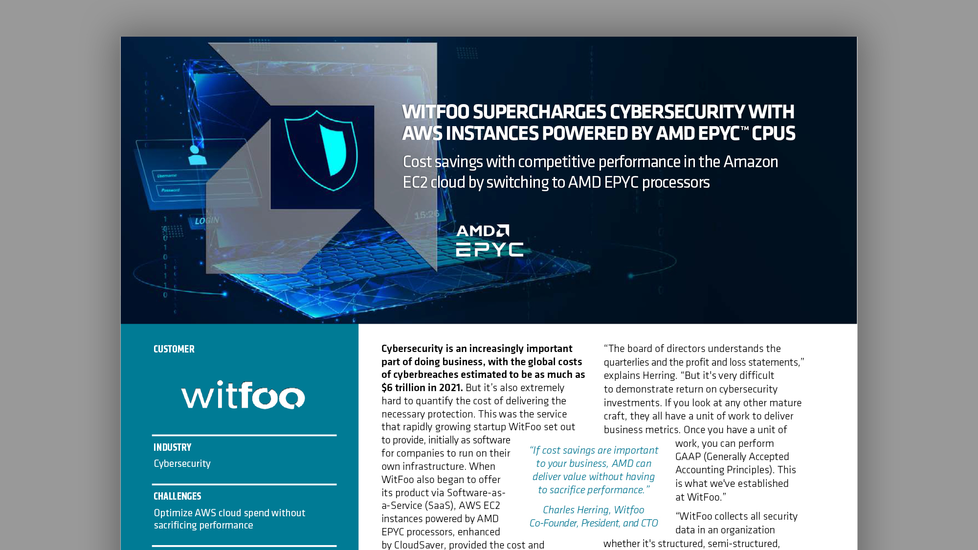 CloudSaver Featured in AMD’s Witfoo Case Study